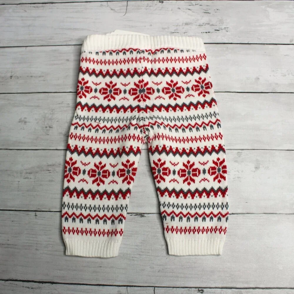 Gymboree Baby Girl's Sweater Dress Hat Pants Set Size 0-3 Months Winter